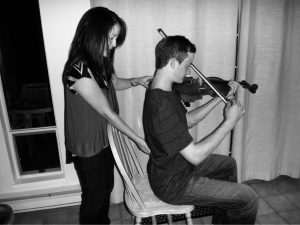 Lazy Back Posture, violin back pain
